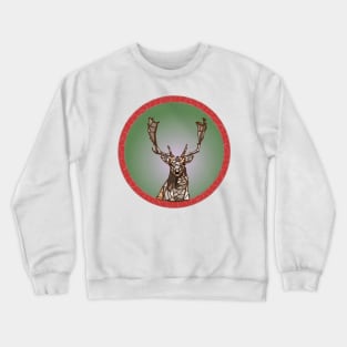 Deer mosaic Crewneck Sweatshirt